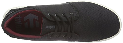 Etnies Scott - Zapatillas de Interior para Hombre, Negro, Blanco y Gris, 37 EU