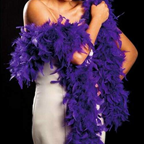 ETSAMOR Plumas Boa 6pcs Boa de Plumas de Colores para Mujer Accesorios de Vestido de Fiesta Noche Despedida de Soltero Boda DIY Manualidades 200 cm