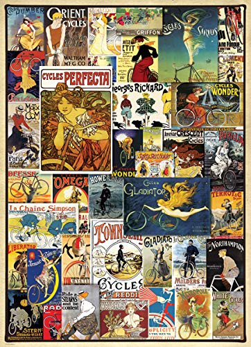 EuroGraphics 6000 – 0756 "Bicicletas Vintage Ads Puzzle (1000 Piezas)