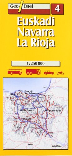 EUSKADI NAVARRA RIOJA PACK (Mapas de carreteras. Comunidades autónomas y regio)