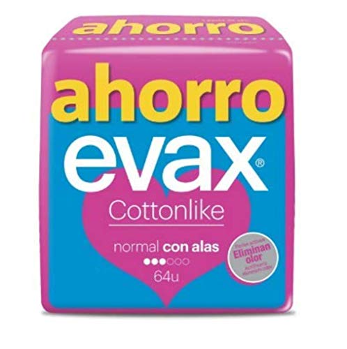 Evax Cottonlike Normal Compresas Con Alas 64u