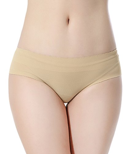 Everbellus Relleno Bragas Nalgas Push Up para Mujer Beige Medium