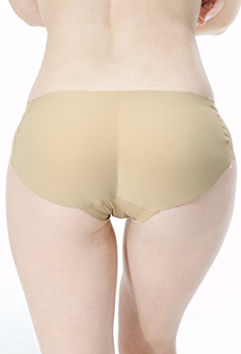 Everbellus Relleno Bragas Nalgas Push Up para Mujer Beige Medium