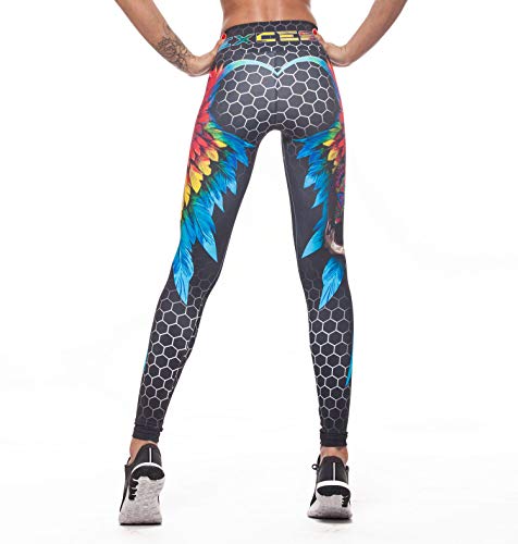 Excess Leggins Mujer Fitness S Yoga Mallas Deportivo Pilates Running Gimnasio Maillot de Ciclismo Mochila Portatil de Regalos 3D Italiano push up de Fiesta Mujer Sexy Multicolor Alas S