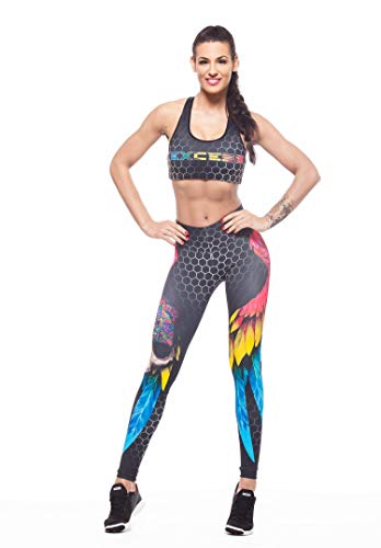 Excess Leggins Mujer Fitness S Yoga Mallas Deportivo Pilates Running Gimnasio Maillot de Ciclismo Mochila Portatil de Regalos 3D Italiano push up de Fiesta Mujer Sexy Multicolor Alas S