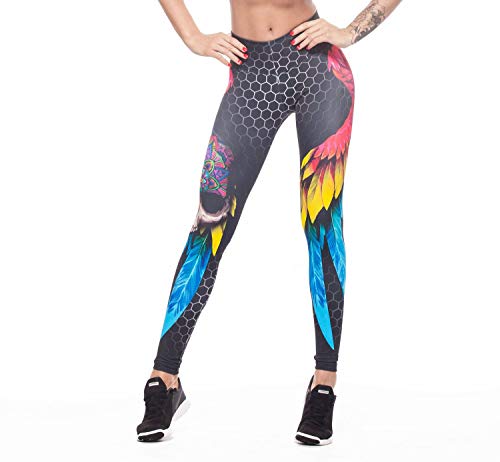 Excess Leggins Mujer Fitness S Yoga Mallas Deportivo Pilates Running Gimnasio Maillot de Ciclismo Mochila Portatil de Regalos 3D Italiano push up de Fiesta Mujer Sexy Multicolor Alas S