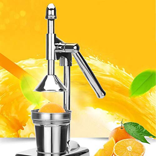 Exprimidor manual de prensa, Exprimidor anaranjado de la fruta cítrica Exprimidor de acero inoxidable Diseño separado Alto 37 cm / 15.67 pulgadas