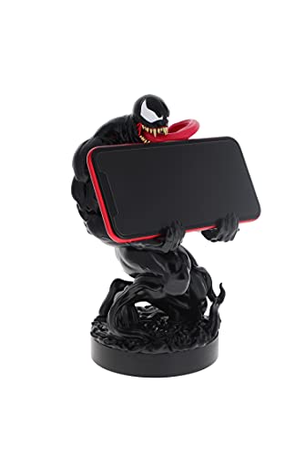 Exquisite Gaming - Cable Guy Venom Marvel, Soporte de sujeción o Carga para Mando de Consola o Smartphone. Producto con Licencia Oficial Marvel.