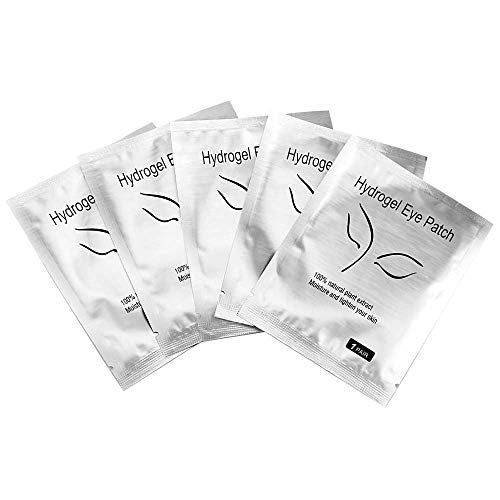 Eye Gel Pads,100 pares de Pestañas Lash Extension Pads Sin Pelusa, Eye Gel Parches Beauty Tool para Pro Salon Extensión individual de pestañas