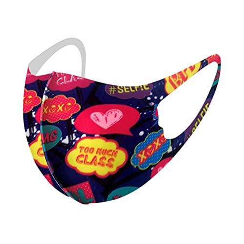 FACAIAFALO 10 Piezas Unisex Niños Desechables Infantil 5 Capa de Filtro de Elásticos 0-4 años Bufanda Universal Elástico Earloop Neckerchief Bandanas para Aire Libre, Patrón Escuela,Fiesta