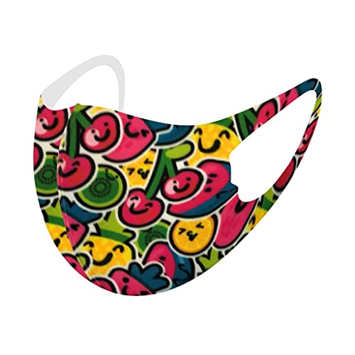 FACAIAFALO 10 Piezas Unisex Niños Desechables Infantil 5 Capa de Filtro de Elásticos 0-4 años Bufanda Universal Elástico Earloop Neckerchief Bandanas para Aire Libre, Patrón Escuela,Fiesta