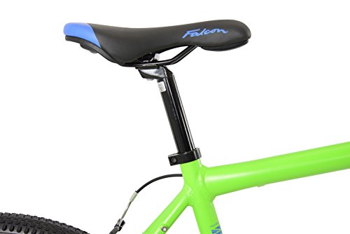 Falcon Merlin Boys 26 Inch Front Suspension Mountain Bike Lime Green/Blue