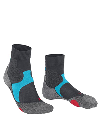 Falke Biking-Socke BC 3 Cross Country Calcetines de Ciclismo, Hombre, Gris, DE: 44-45