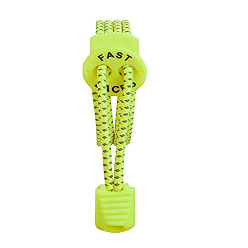 Fast Laces - Cordones elásticos, Color Amarillo