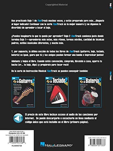 Fasttrack - bajo 2 (esp guitare basse +cd (Fast Track (Hal Leonard))