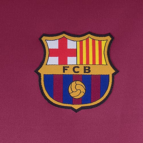 FC Barcelona - Camiseta oficial de entrenamiento - Para niño - Poliéster - Rojo - 6-7 años