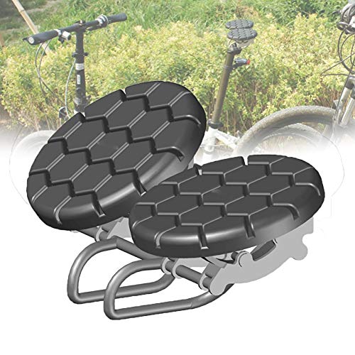 FCPLLTR Sillín Bicicleta Cómodo, Muy Comodo Sillín Noseless Bicicleta Asiento Ergonómico Extra Grande Sillines para Culo Grande Pequeño Trasero