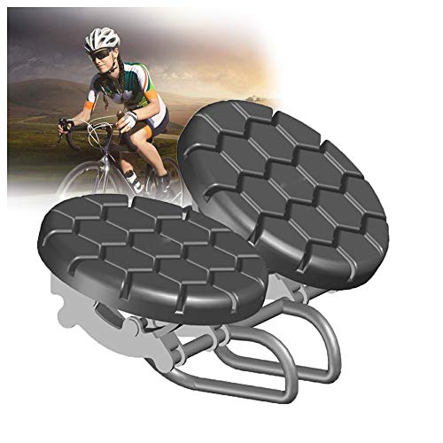 FCPLLTR Sillín de Bicicleta MTB Gel Sillín, Ergonómico Extra Grande Sillines para Bicicleta de Montaña Asiento con Impacto Fijo Diseño para el Hombre Mujer Culo Grande