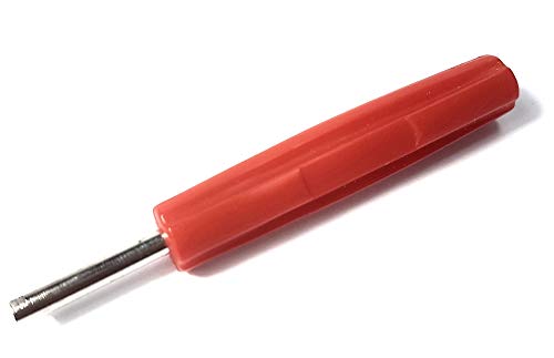 Felgenfactory Extractor de válvulas, herramienta de núcleo, extractor de neumáticos de coche, destornillador, color rojo