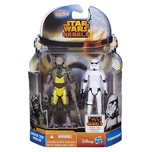 Figuras Star Wars Rebels Mission Series Garazeb "Zeb" Orrelios and Stormtrooper