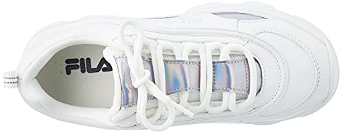 FILA Strada Dreamster wmn zapatilla Mujer, blanco (White/Iridescent), 38 EU