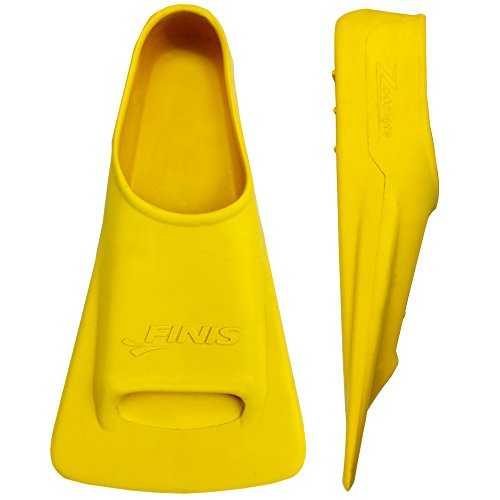 Finis 2.35.003.13 Adult Zoomers - Aletas de natación, color Amarillo, tamaño 37-39 EU (US men: 5-7 / woman: 6.5-8)