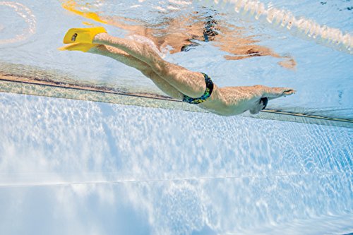 Finis 2.35.003.13 Adult Zoomers - Aletas de natación, color Amarillo, tamaño 37-39 EU (US men: 5-7 / woman: 6.5-8)