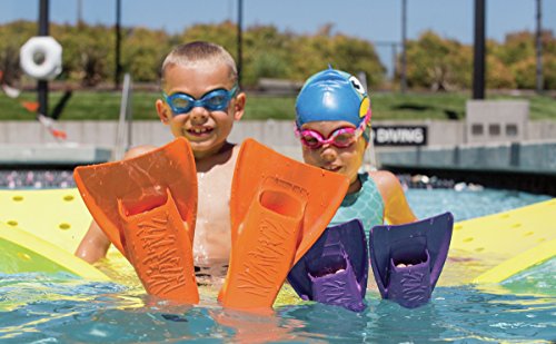 Finis Booster Aleta, Unisex niños, Purple, Jr 6-8