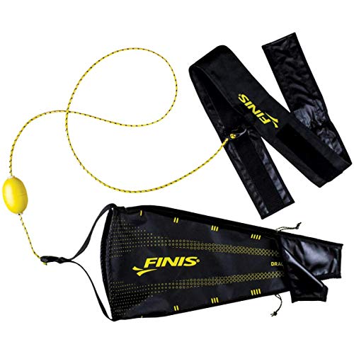 Finis Drag + Fly Paracaídas de natación, Unisex, Negro, Talla Única