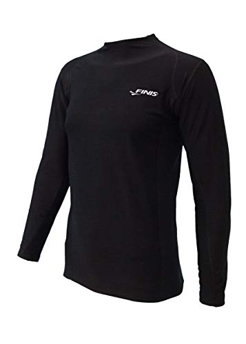 Finis Swimwear Thermal Training Shirt Protección de Camisa, Unisex, Negro, S