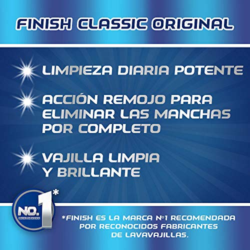 Finish Classic Original - Pastillas para el Lavavajillas, Formato Megapack, 171 pastillas