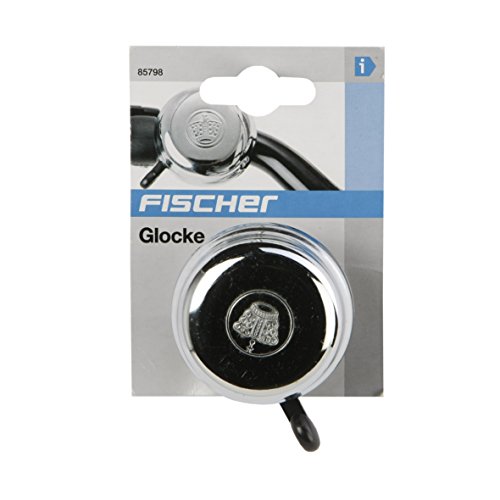 Fischer Cromo – Timbre para Bicicleta, Plata/Cromado, One Size