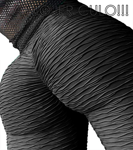 FITTOO Mallas Leggings Mujer Pantalones Deportivos oga Alta Cintura Elásticos Transpirables Negro S