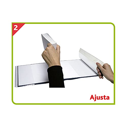 Fixo Cover 01014400－Pack de 5 Forra Fácil Eco con solapa ajustable de 295 x 520 mm