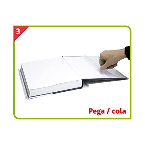 Fixo Cover 01014400－Pack de 5 Forra Fácil Eco con solapa ajustable de 295 x 520 mm