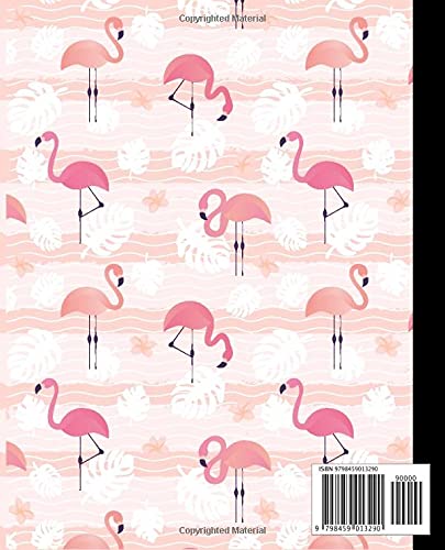 Flamingo Composition Notebook: Wide Ruled Flamingo Composition Notebook / Flamingo Composition Notebook For Women , For Girls ,For students , Cute ... for Home School College for Writing Notes ...