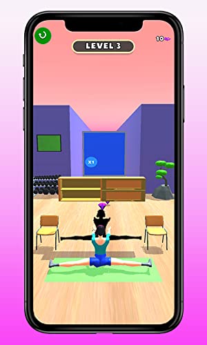 Flex Body Positions Run Rush 3D - Flexible Fit Through Obstacles Yoga Pose Challenge Race Game