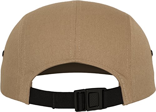 Flexfit Mütze Classic Jockey Cap - Gorra de Ciclismo para Hombre, Color Beige, Talla única