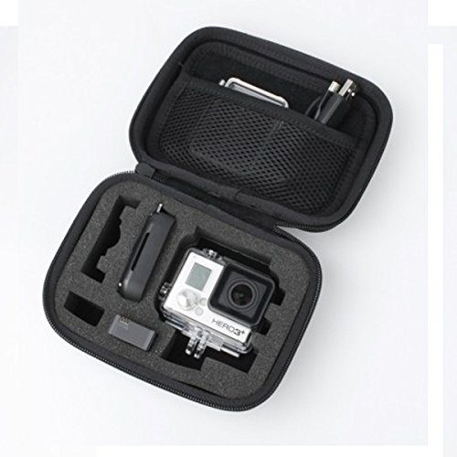 Flycoo Estuche de almacenamiento para cámara GoPro 3, 4, Hero 4, 5, 6, y otras cámaras similares (permite guardar también los accesorios)