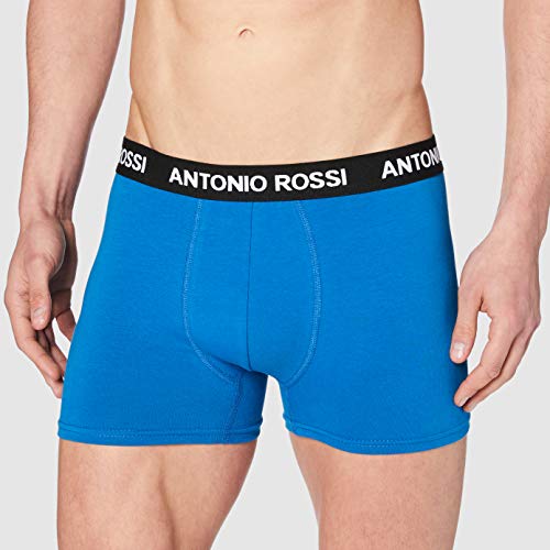 FM London Antonio Rossi Fitted Boxer para Hombre, Amarillo (Bright 06), L, Pack de 12