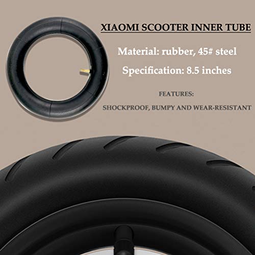 FOCCTS 2pcs Cámara Aire Xiaomi M365 Neumático de Repuesto Engrosado con 2 Palanca de Neumático