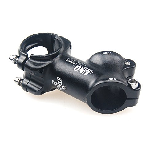 FOMTOR Vástago de bicicleta 31.8mm 35 grados 70mm Bicicletas Manillar Stem Riser Adecuado para BMX MTB Road Bike Mountain Bike (31.8 x 70mm)