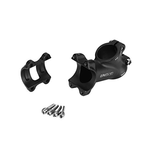 FOMTOR Vástago de bicicleta 31.8mm 35 grados 70mm Bicicletas Manillar Stem Riser Adecuado para BMX MTB Road Bike Mountain Bike (31.8 x 70mm)