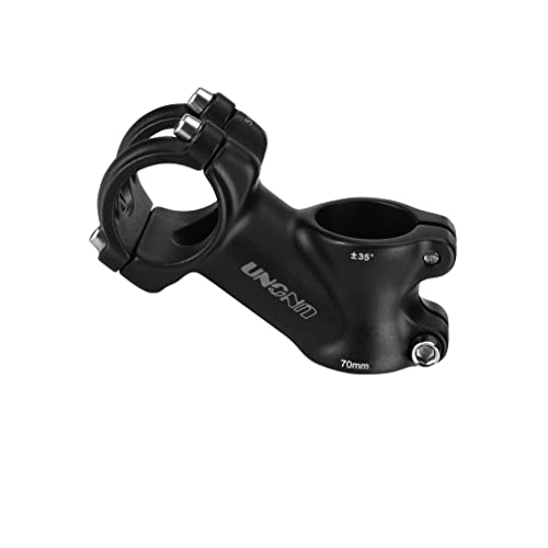 FOMTOR Vástago de bicicleta 31.8mm 35 grados 70mm Bicicletas Manillar Stem Riser Adecuado para BMX MTB Road Bike Mountain Bike (31.8 x 70mm)