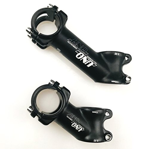 FOMTOR Vástago de bicicleta 31.8mm 35 grados 70mm Bicicletas Manillar Stem Riser Adecuado para BMX MTB Road Bike Mountain Bike (31.8 x 70mm)