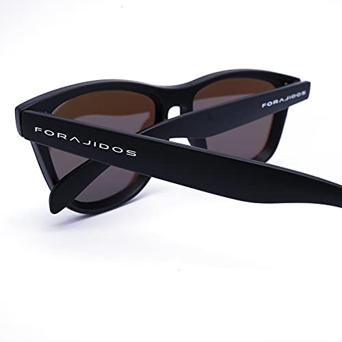 FORAJIDOS Gafas de Sol para Hombre y Mujer, Polarizadas y Protección UV400 (ROSA)