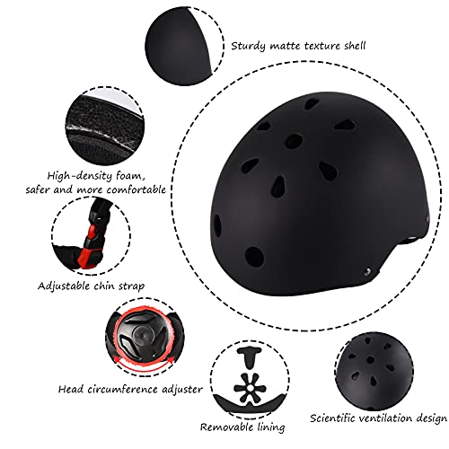 FORMIZON Casco Skate, Casco de Ciclismo para Niños, Casco Infantil Ajustable Resiste al Impacto Ventilación para Ciclismo, Esquí y Deportes Extremos para Niño y Niña