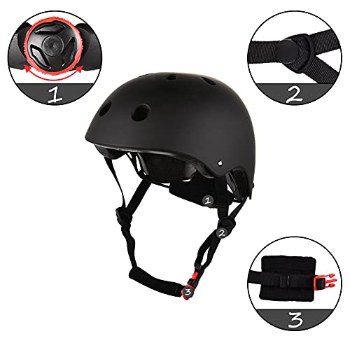 FORMIZON Casco Skate, Casco de Ciclismo para Niños, Casco Infantil Ajustable Resiste al Impacto Ventilación para Ciclismo, Esquí y Deportes Extremos para Niño y Niña