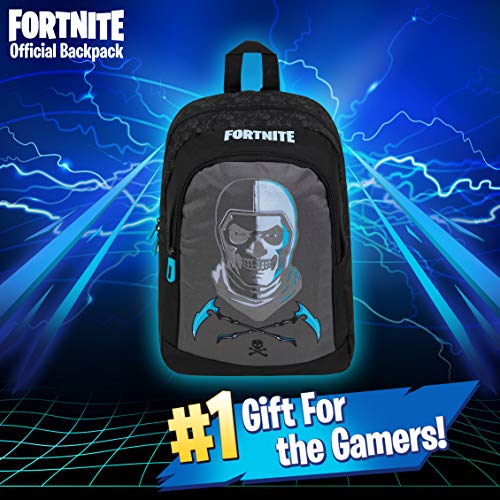 Fortnite Mochilas Escolares Juveniles, Mochila Escolar Estampado Fortnite Skull Trooper Para Niños, Mochila Negra Para Colegio