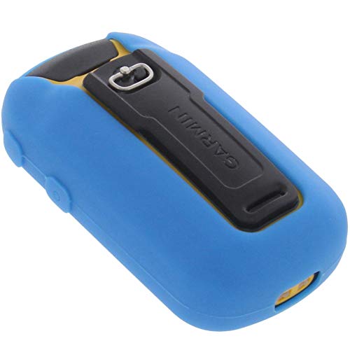 foto-kontor Funda para Garmin eTrex 20x 22x 32x Protectora Silicona Carcasa protección Azul